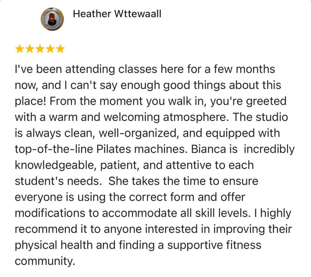 Body Meets Pilates Client Review - Intro to Pilates Gym